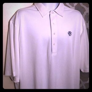 Donald Ross genuine Men’s XL polo shirt white EXC!